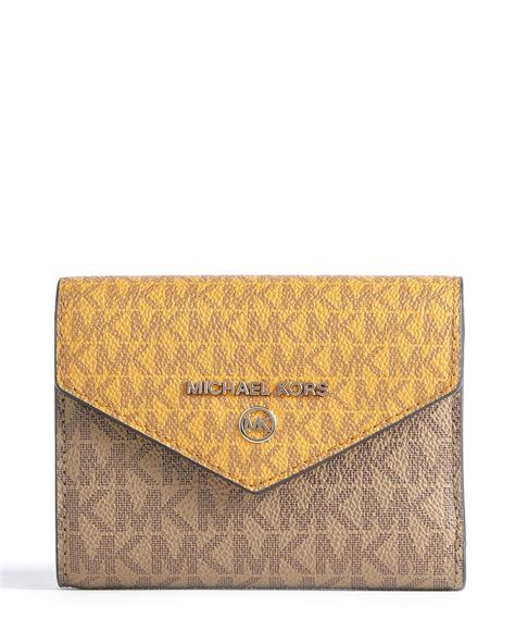 michael kors tasche karson braun gelb|Michael Kors jet set.